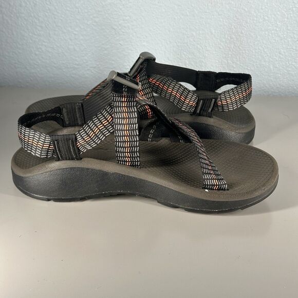 Chaco Z/Cloud Men's Size 9 Shoes Black Gray Adjustable Outdoor Casual Sandals - Picture 7 of 15